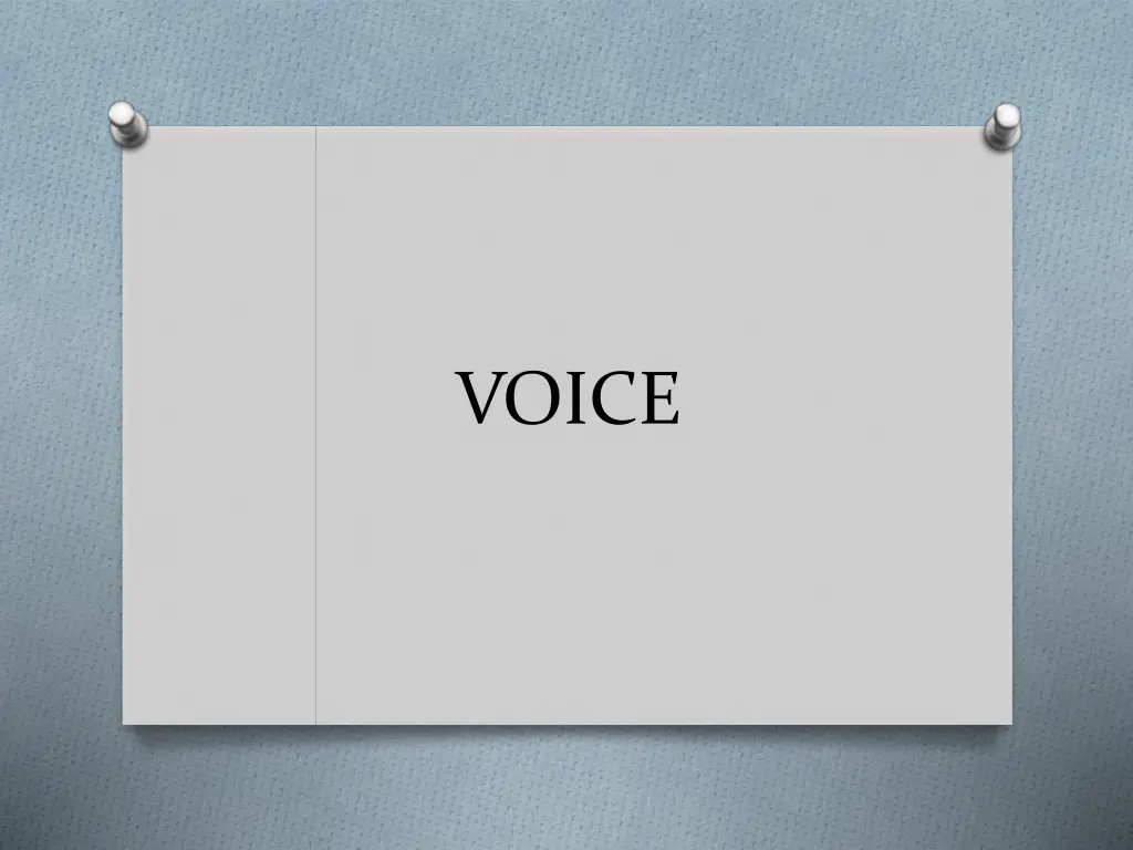 voice