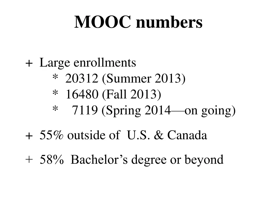 mooc numbers