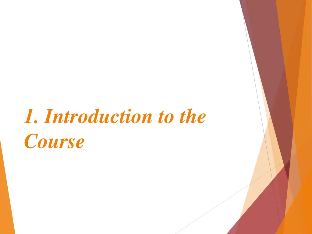 1 introduction to the course