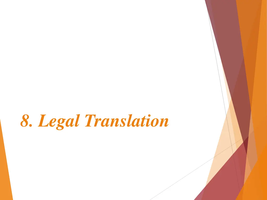 8 legal translation