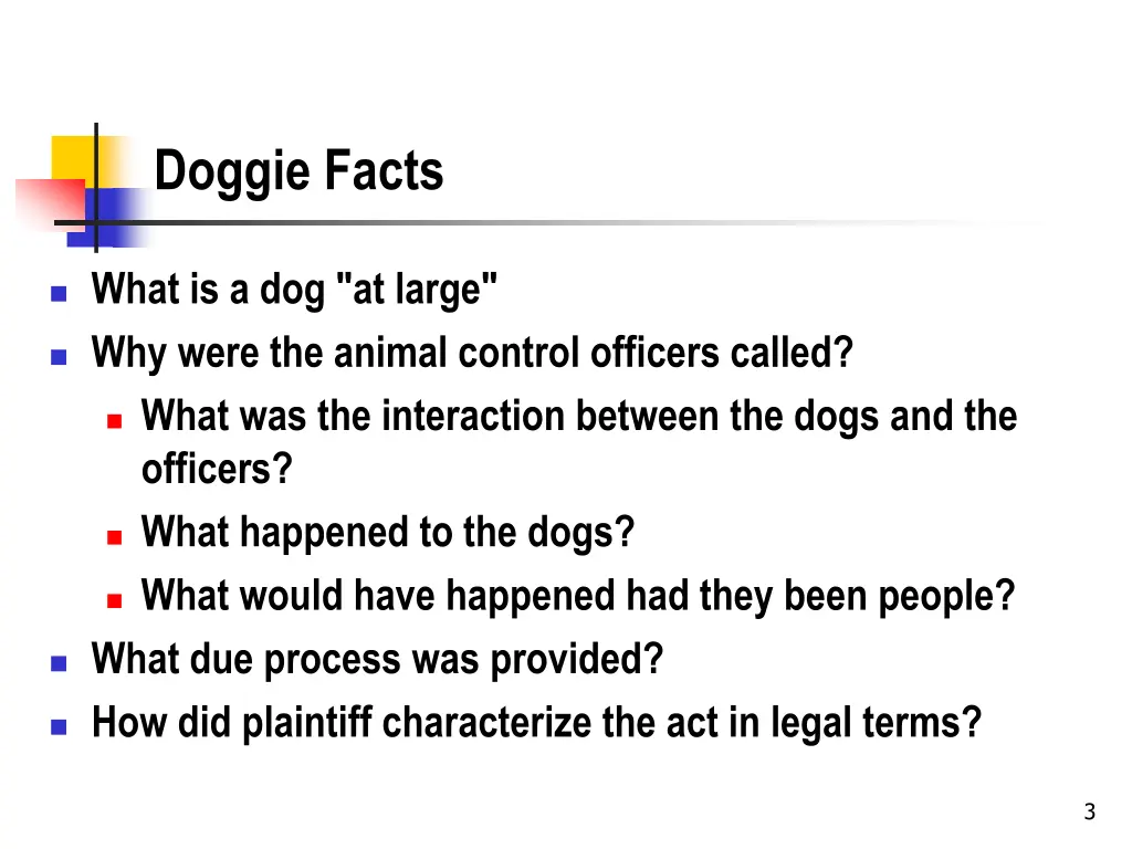 doggie facts