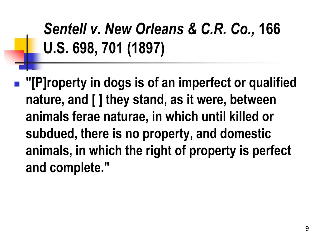 sentell v new orleans c r co 166 u s 698 701 1897