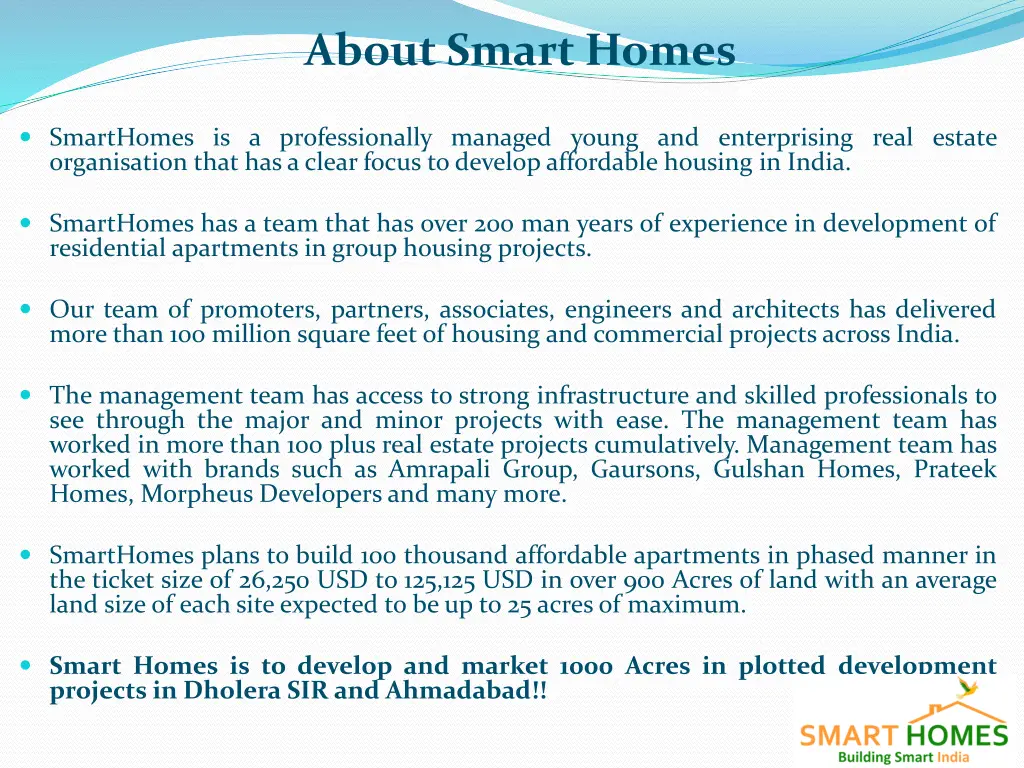 about smart homes