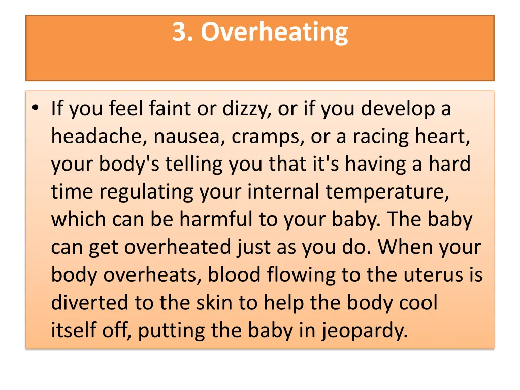 3 overheating