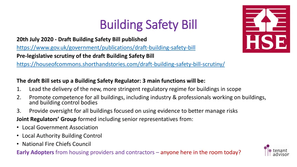 building safety bill building safety bill