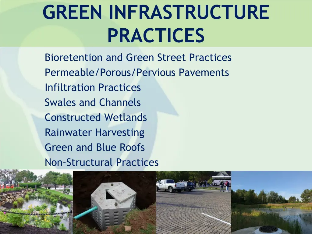 green infrastructure practices bioretention