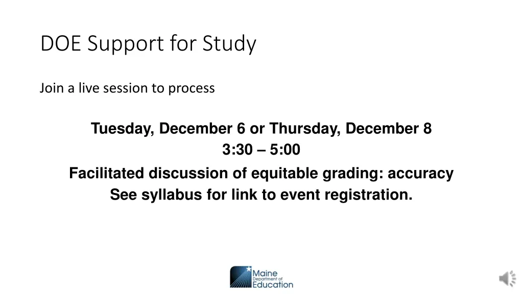 doe support for study 1