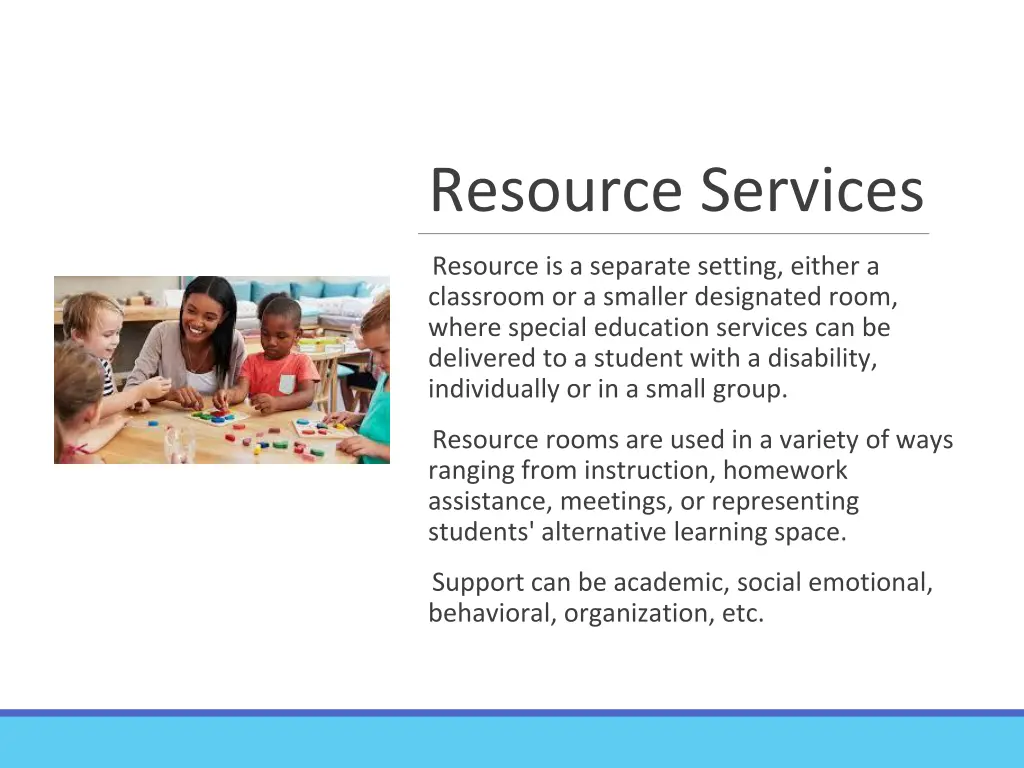 resource services