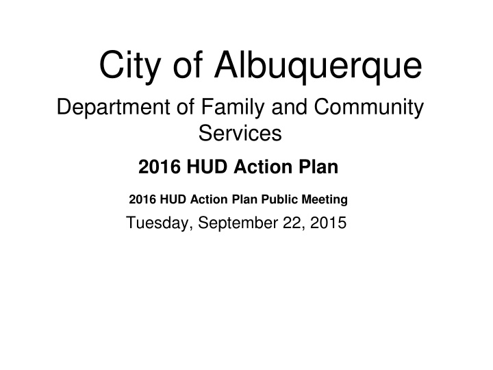 city of albuquerque department of family