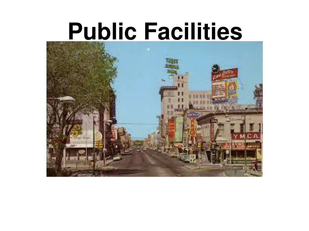 public facilities