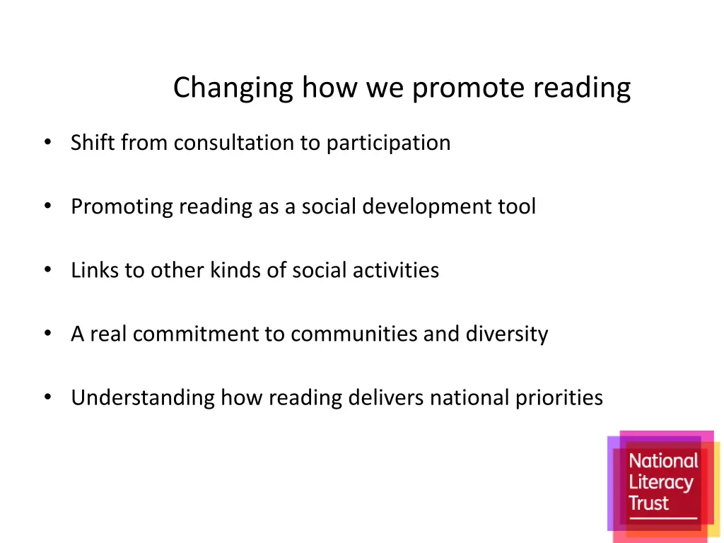 changing how we promote reading