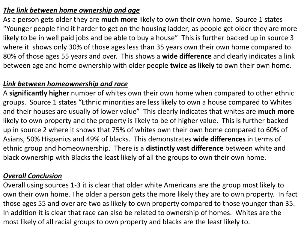 the link between home ownership