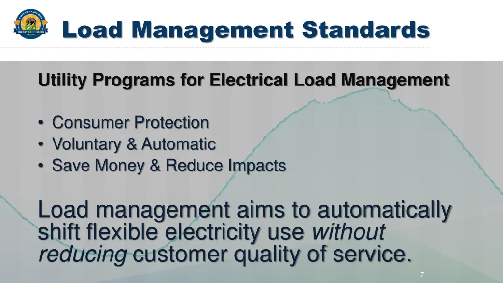 load management standards