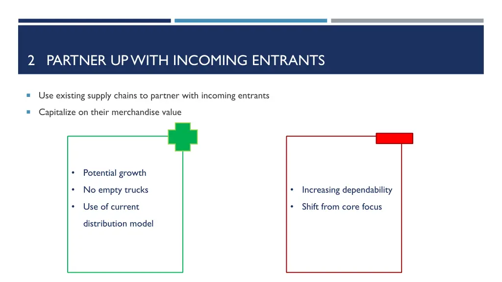 2 partner up with incoming entrants