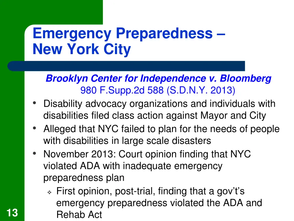 emergency preparedness new york city