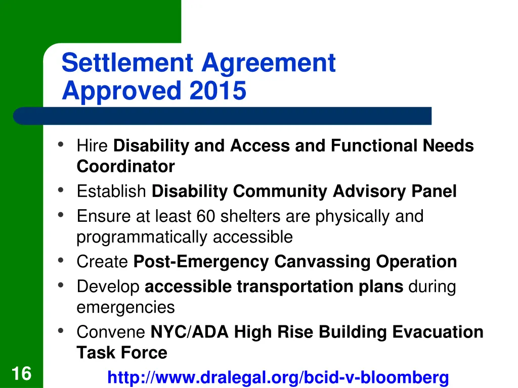 settlement agreement approved 2015