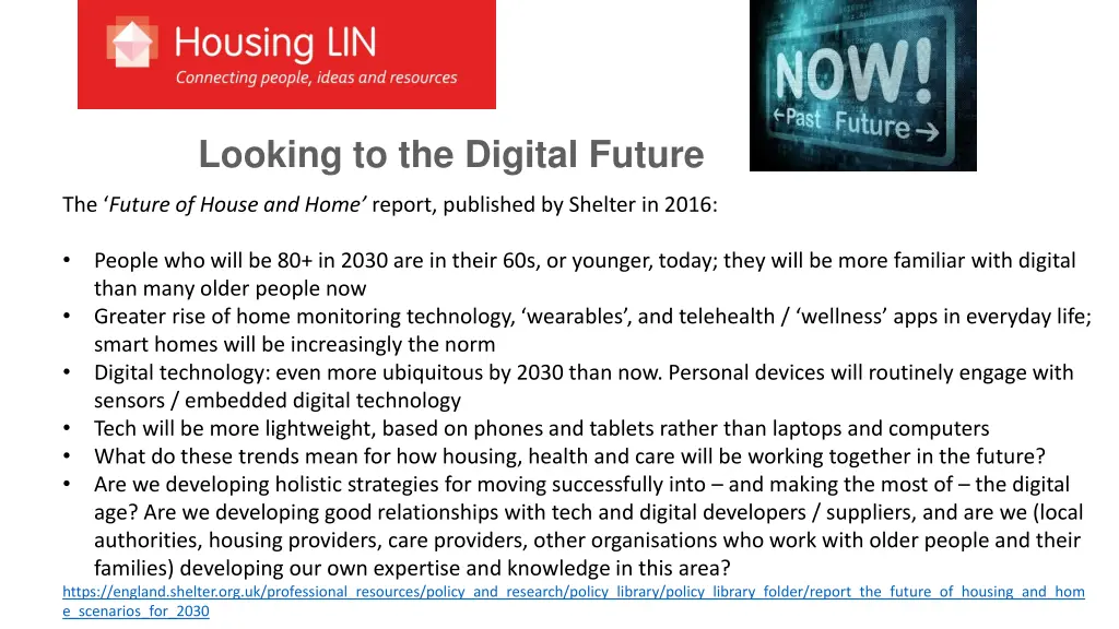 looking to the digital future