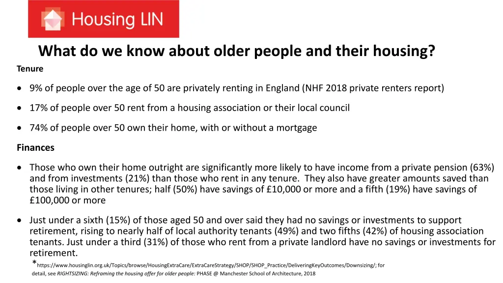 what do we know about older people and their