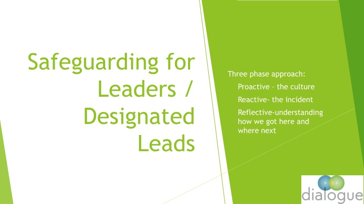 safeguarding for leaders designated