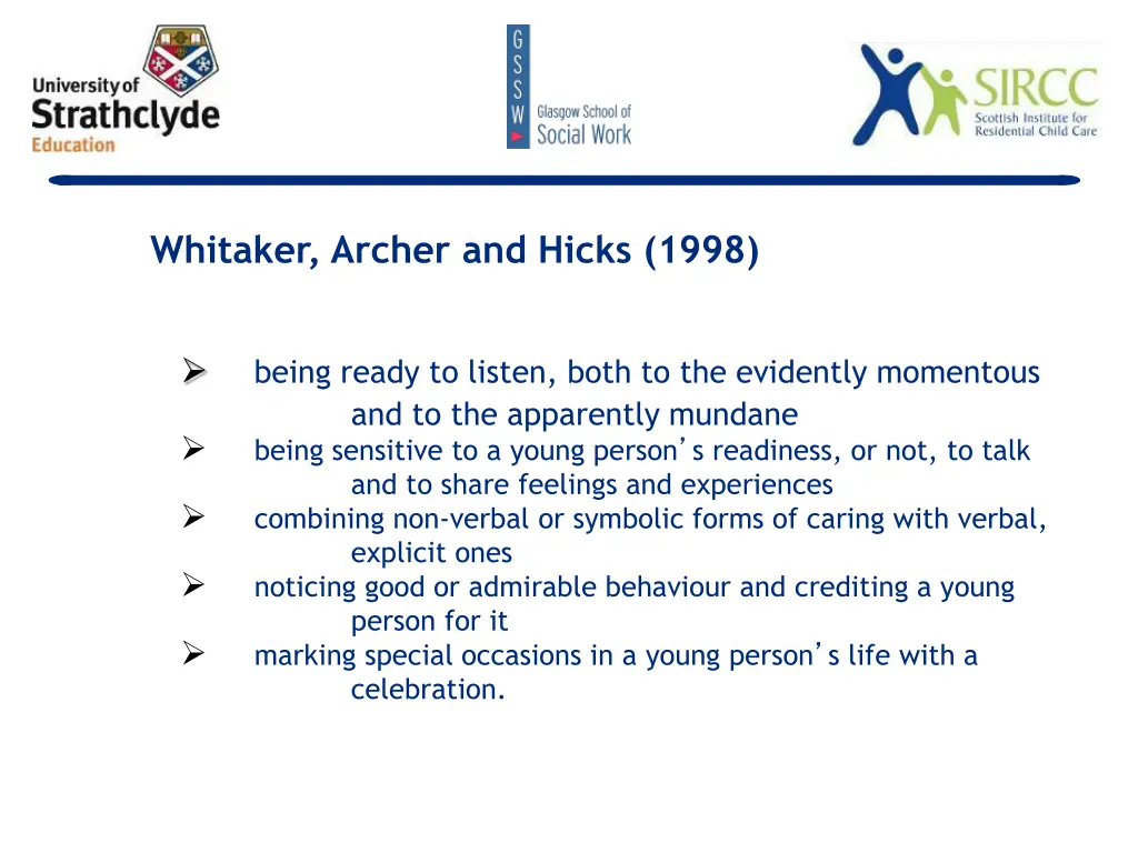 whitaker archer and hicks 1998