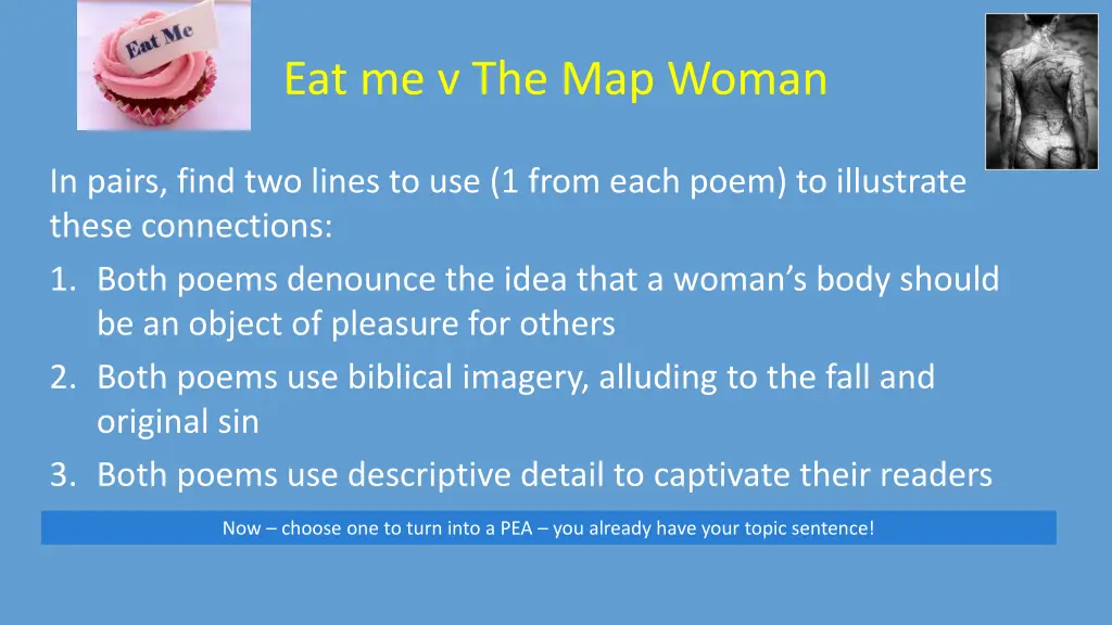 eat me v the map woman