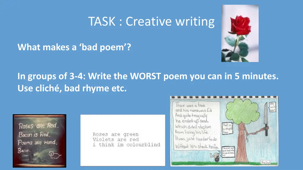 task creative writing