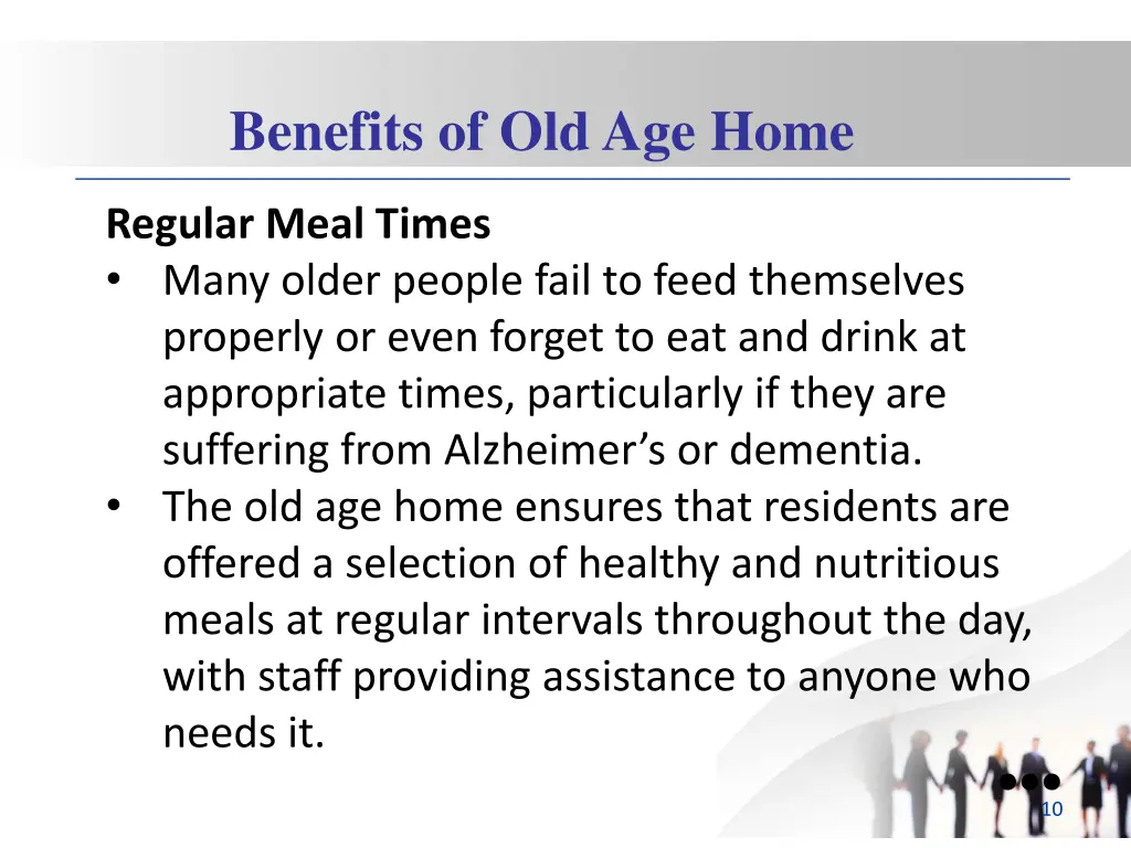 benefits of old age home 4