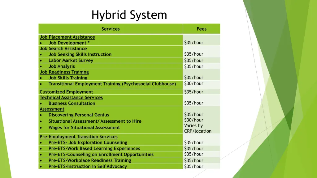 hybrid system