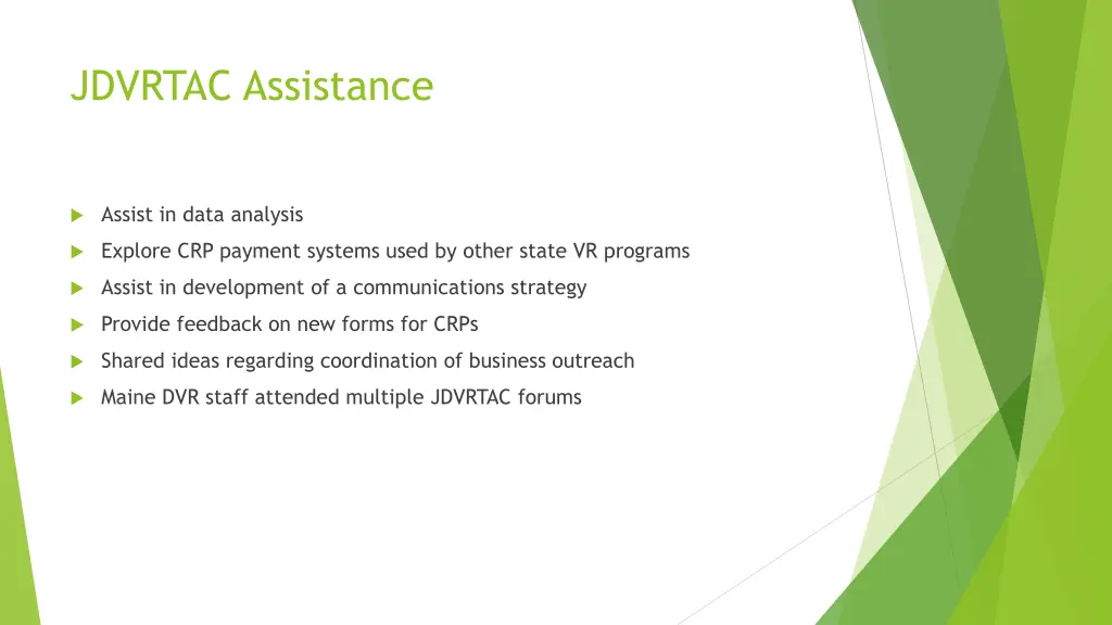 jdvrtac assistance