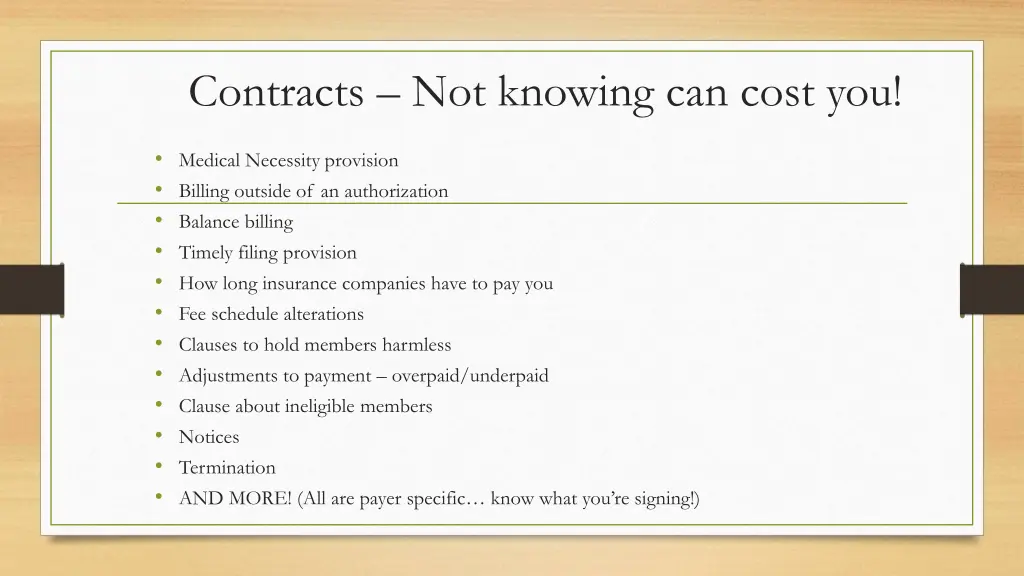 contracts not knowing can cost you