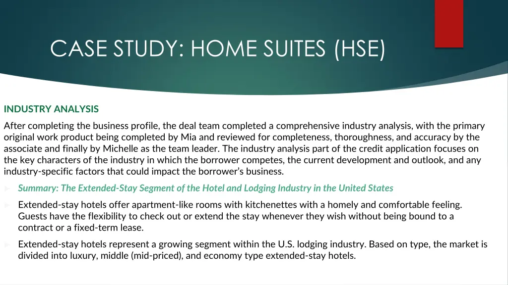 case study home suites hse 23