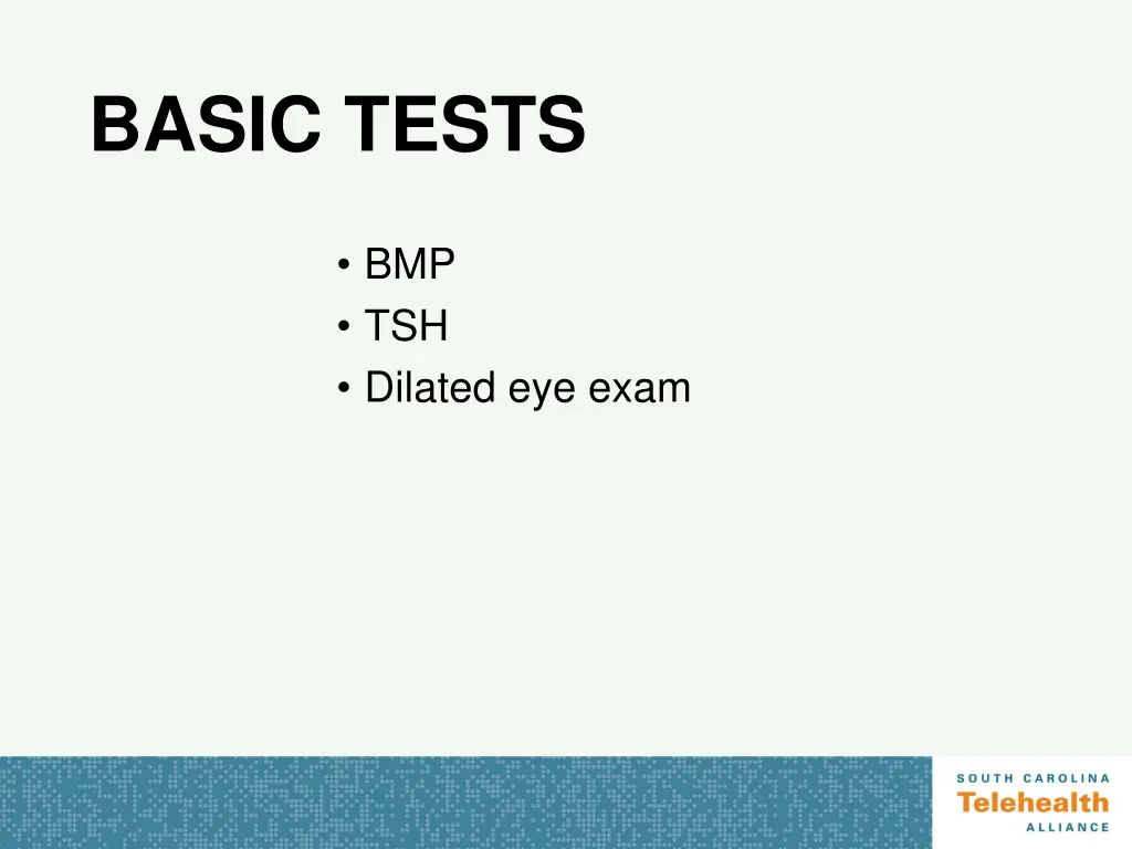 basic tests