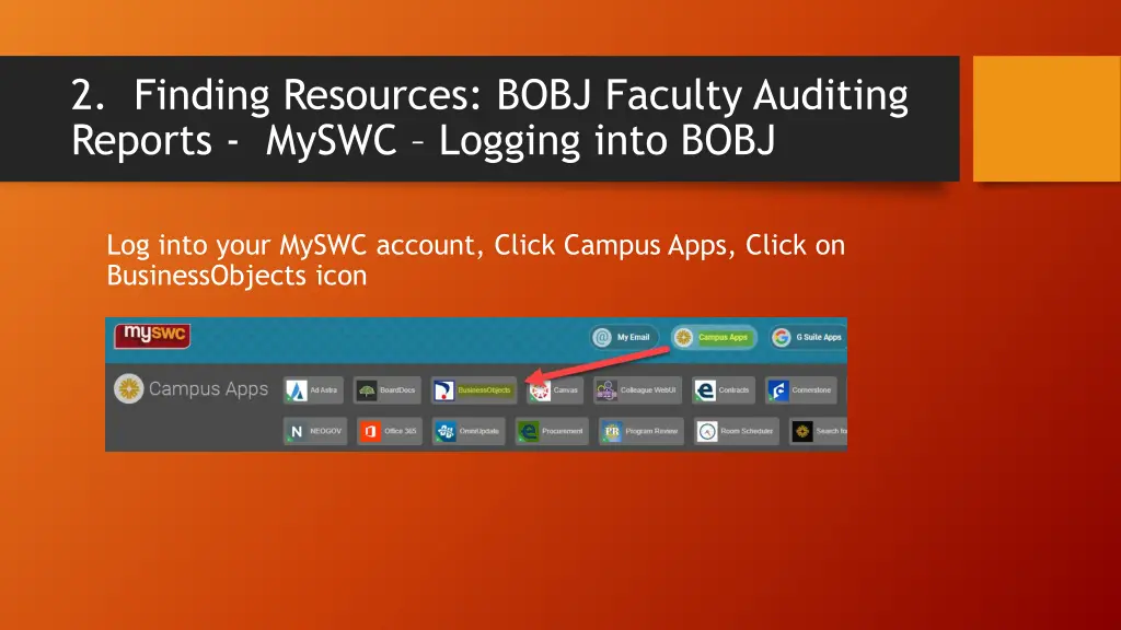 2 finding resources bobj faculty auditing reports