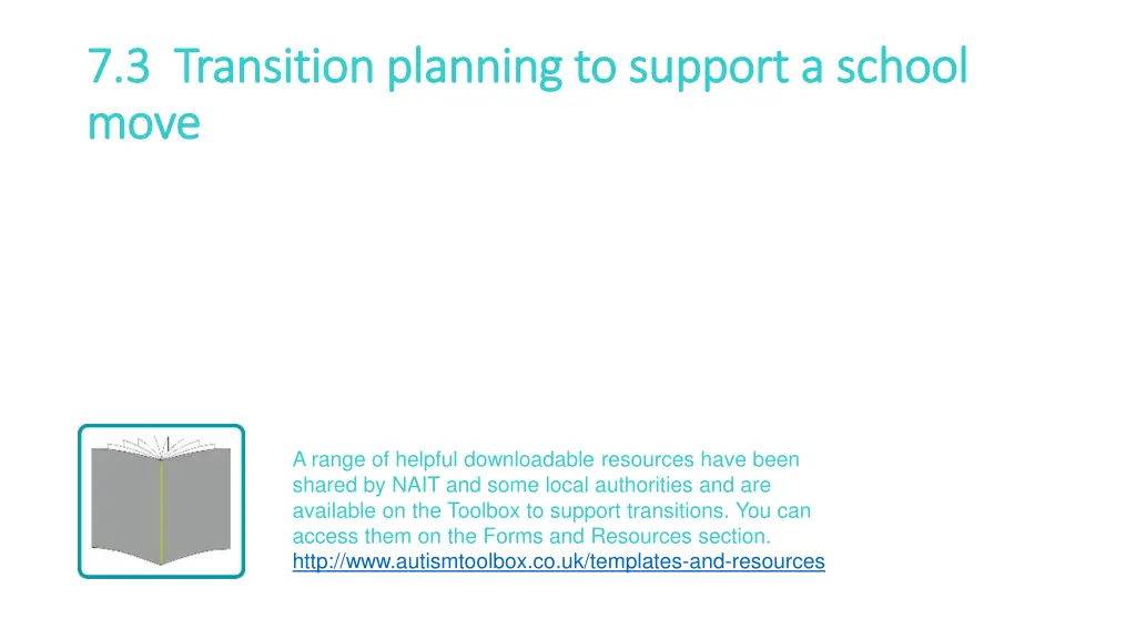 7 3 transition planning to support a school
