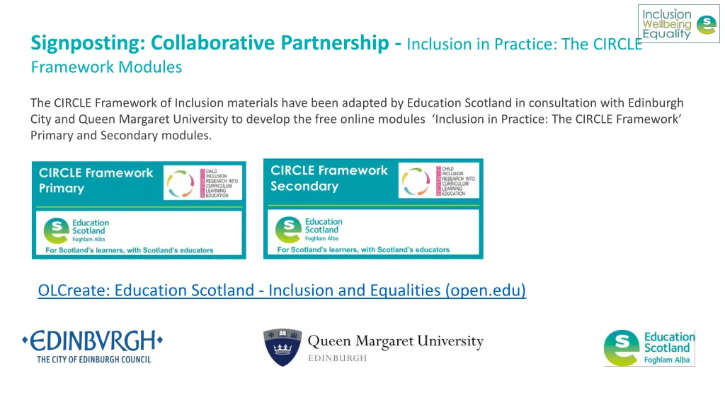 signposting collaborative partnership inclusion
