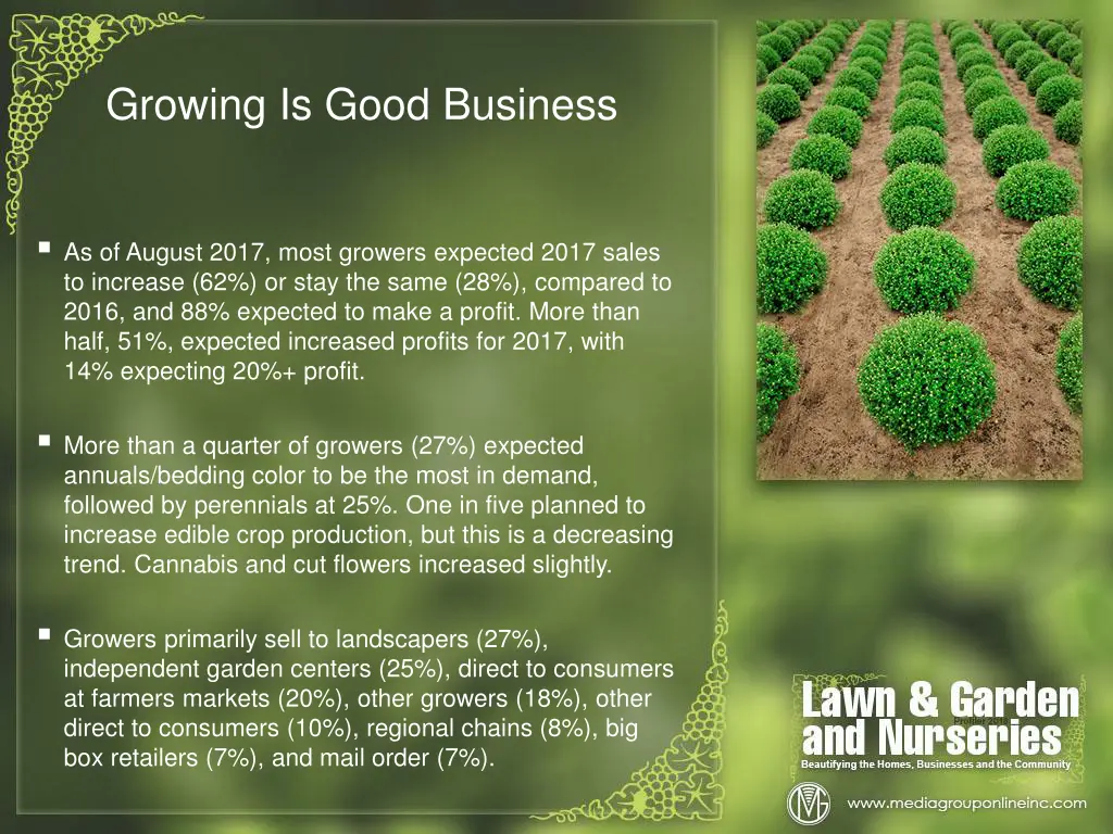 growing is good business