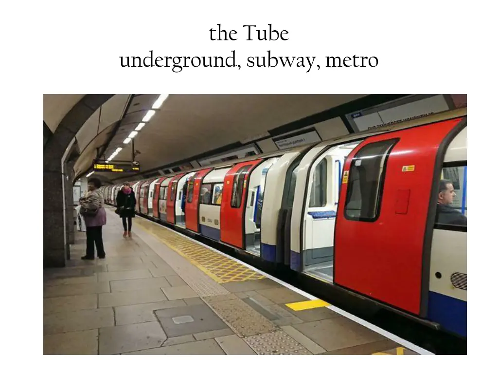 the tube