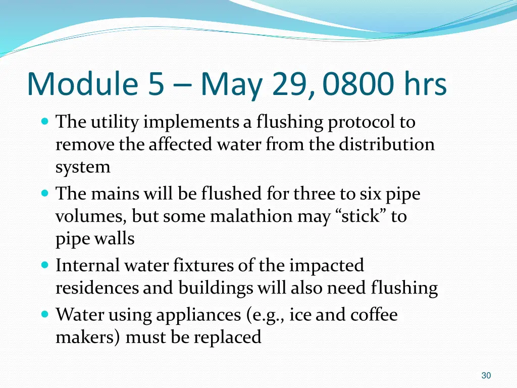 module 5 may 29 0800 hrs the utility implements