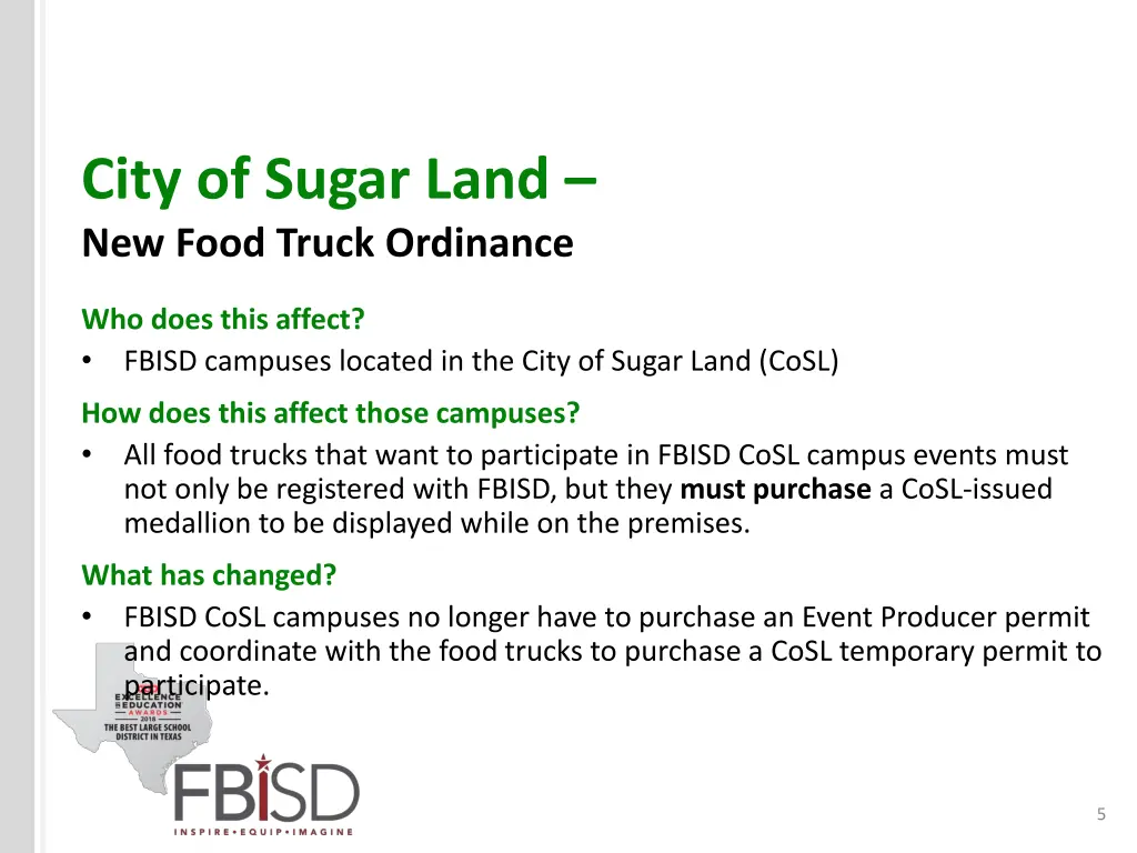 city of sugar land new food truck ordinance