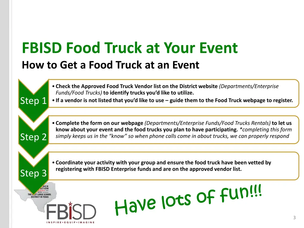 fbisd food truck at your event how to get a food