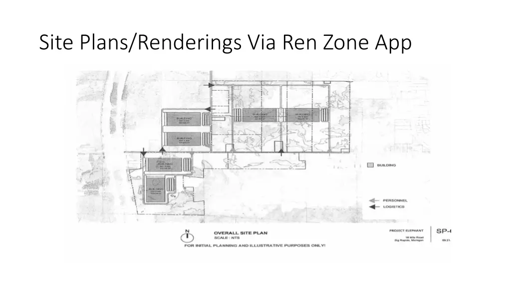 site plans renderings via ren zone app