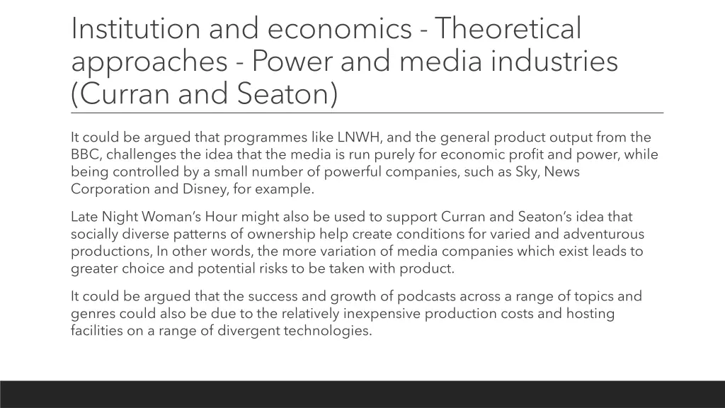 institution and economics theoretical approaches