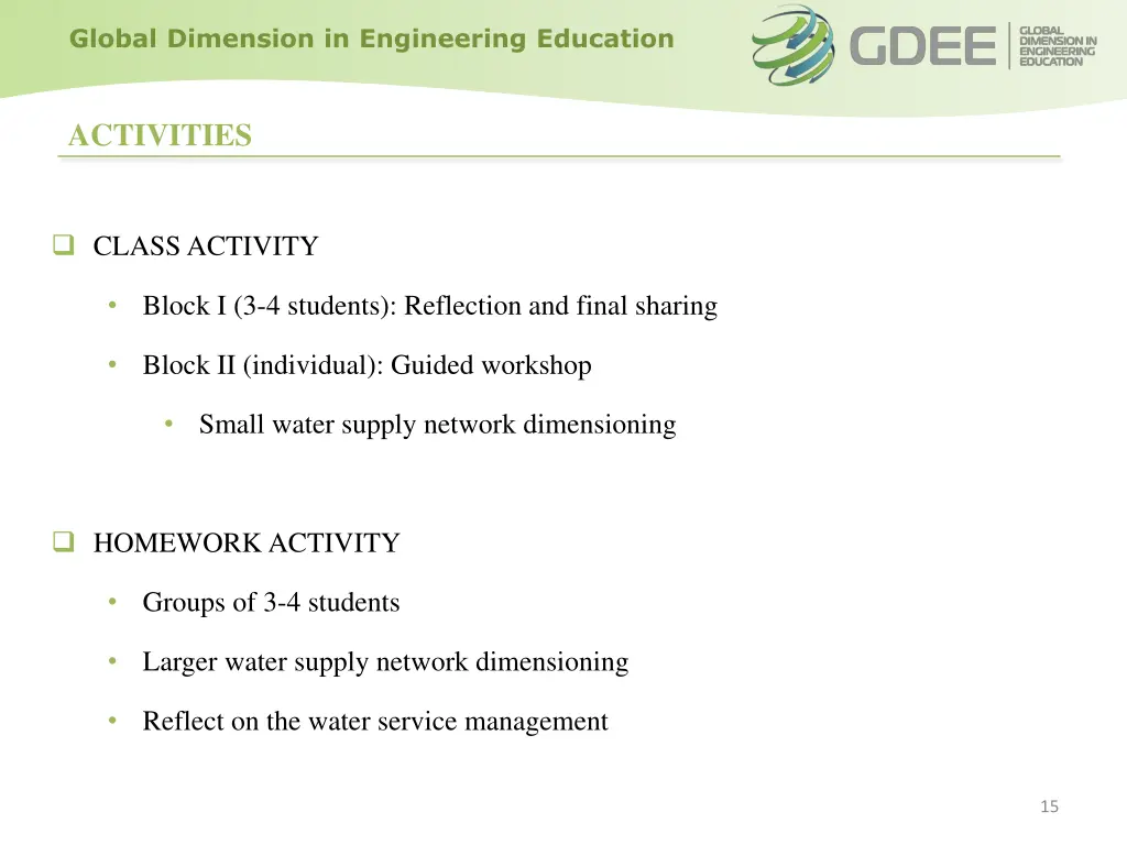 global dimension in engineering education 14