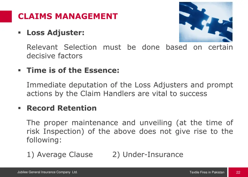 claims management