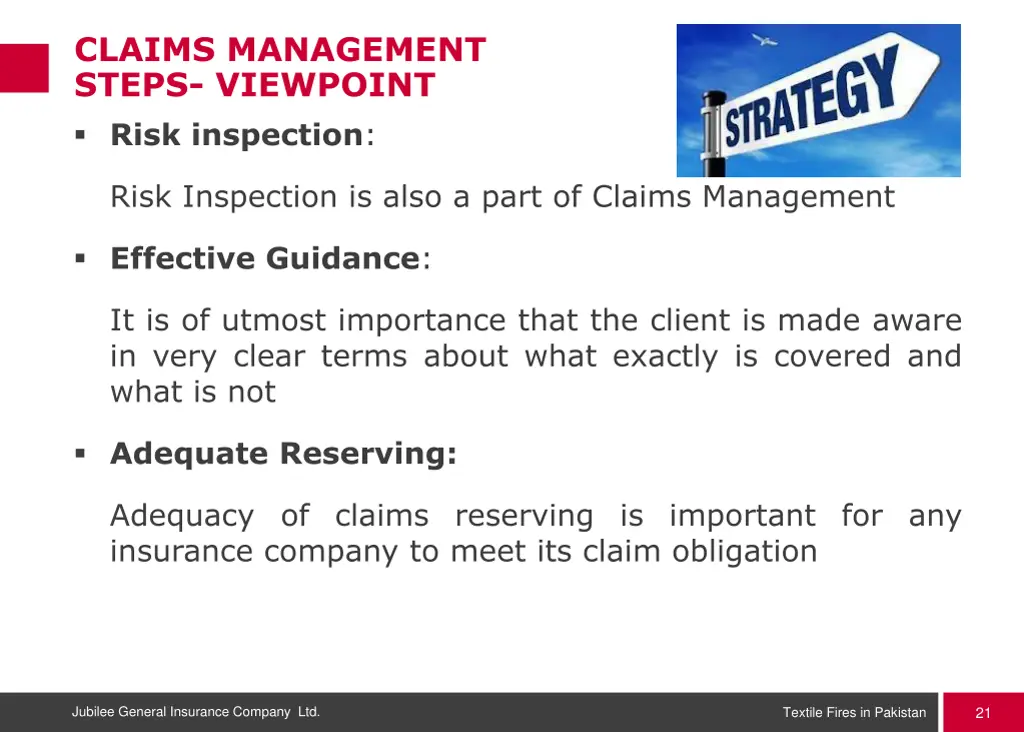 claims management steps viewpoint