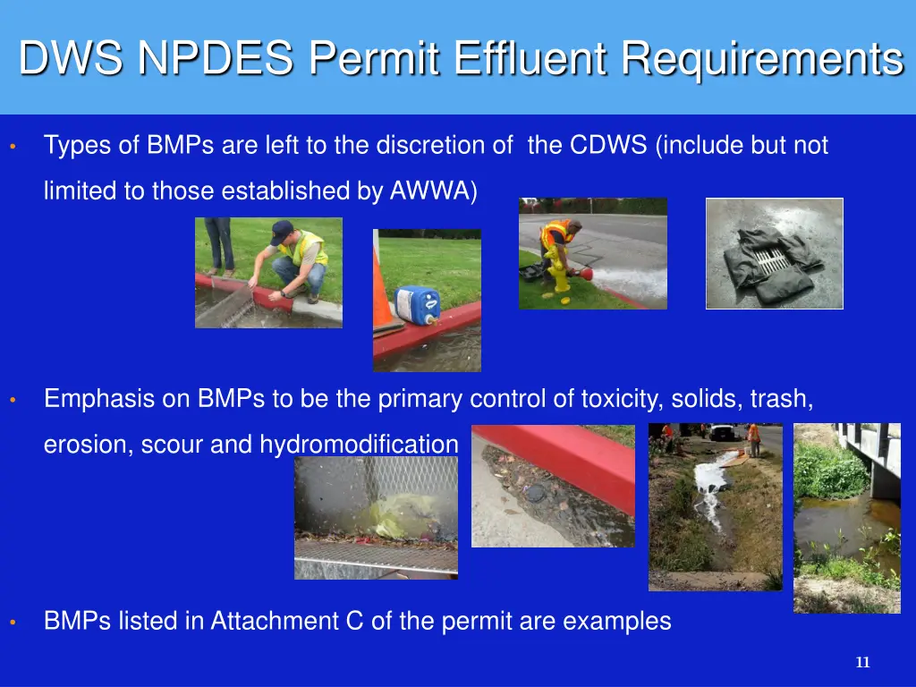 dws npdes permit effluent requirements 1