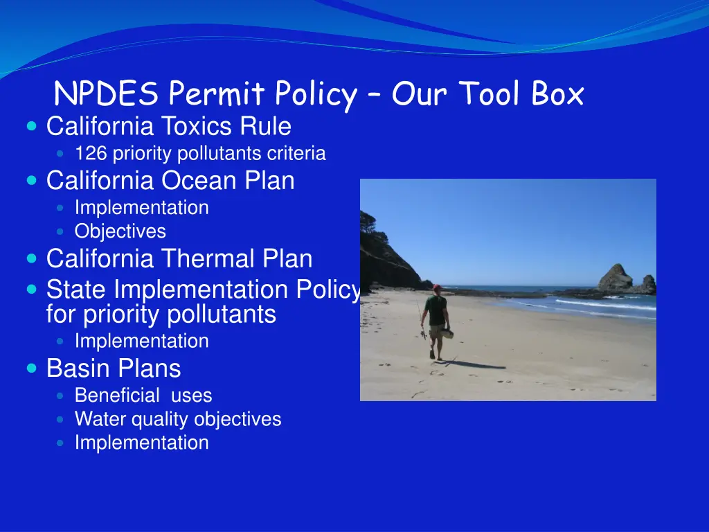 npdes permit policy our tool box california