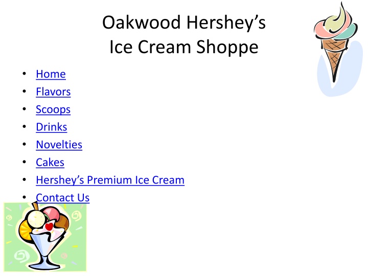 oakwood hershey s ice cream shoppe