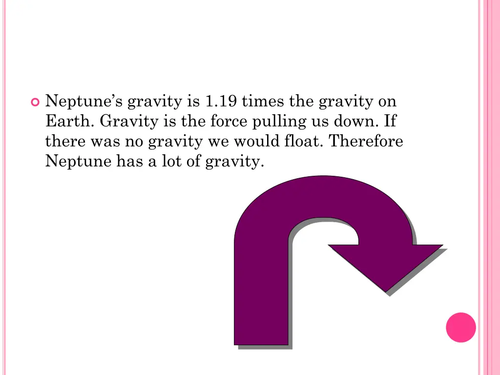 neptune s gravity is 1 19 times the gravity