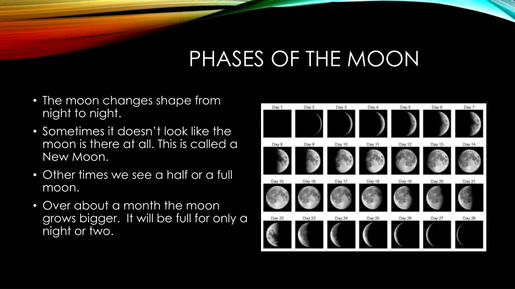 phases of the moon